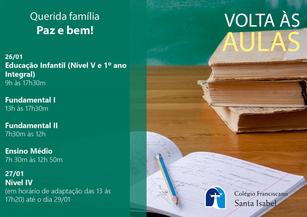 Volta às aulas